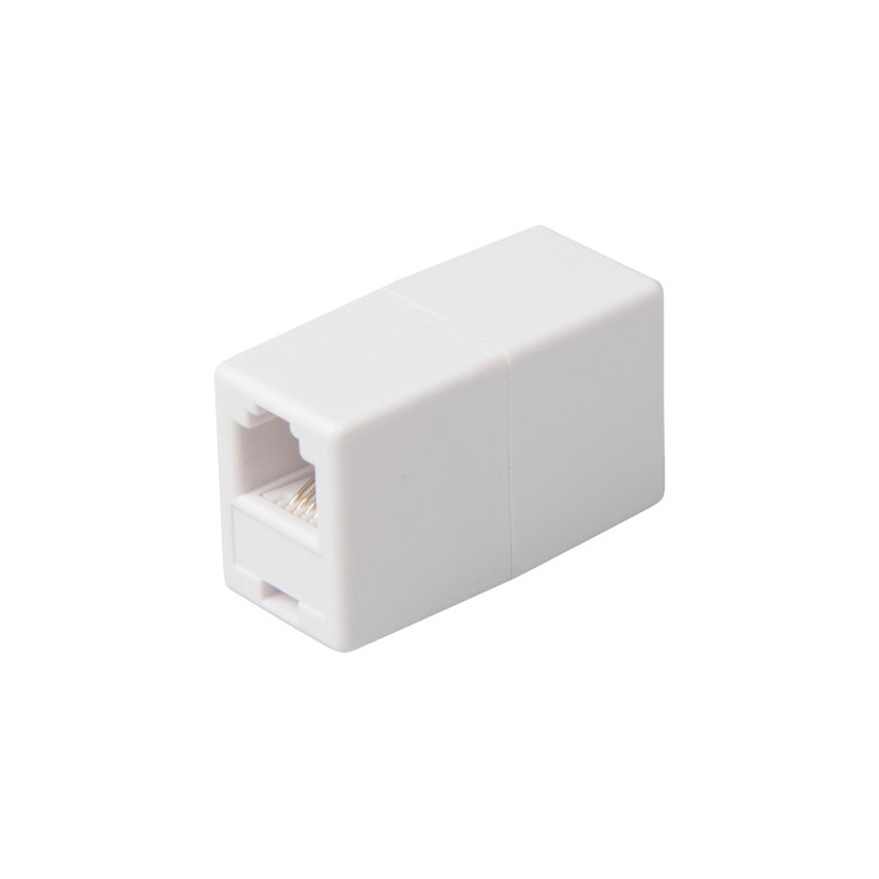 RiteAV Nero RJ11/RJ12 Phone Keystone Jack femmina a femmina