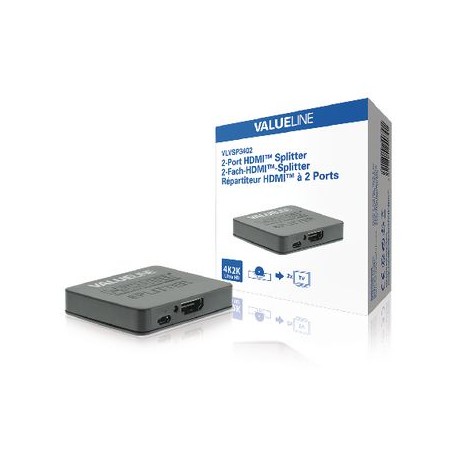 2-PORT SPLITTER HDMI NERO