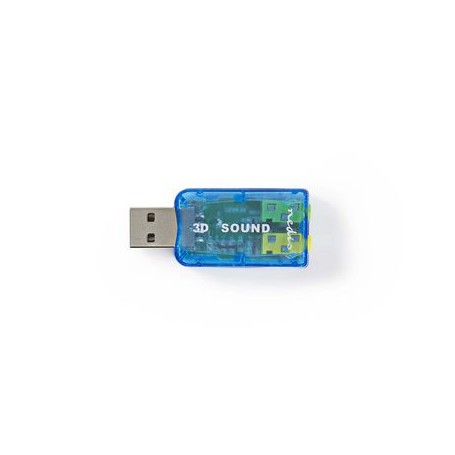 CONTROLLER AUDIO USB 3D 5.1 CONNETTORE DOPPIO DA 3,5mm