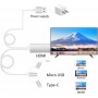 CAVO ADATTATORE HDMI A SMARTPHONE - 3 IN 1 MicroUSB Type-C E iPhone