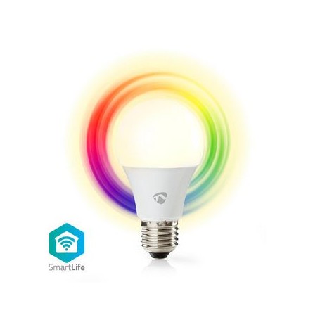 LAMPADINA MULTICOLORE SmartLifeWi-Fi  E27  800lm  8W  Bianco caldo-RGB  2700K  Android™ & iOS