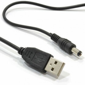 CAVO USB POWER - DC 5,5 X 2,1 MM SPINA 1,0 M