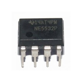 NE5532N - dual low noise op amp. 8p