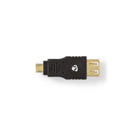 Adattatore USB Micro-B maschio  USB-A femmina 480 Mbps Placcato oro