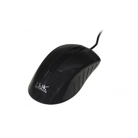 Mouse ottico USB 3 tasti colore nero con filo