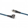 Cavo USB 2.0  Connettore Apple Lightning a 8 pin - USB-C™ Maschio 60W 480Mbps Placcato nickel 1.00m Tondo Intrecciato Nylon
