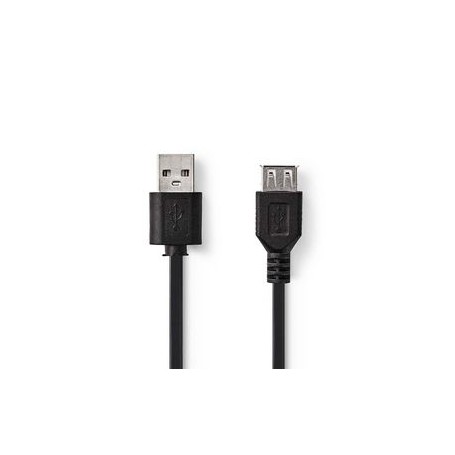 Cavo USB 2.0 Maschio - Femmina 480 Mbps Placcato nickel 0.20 m