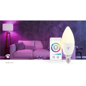 Lampadina multicolore SmartLife Wi-Fi E14 470 lm  4.9 W  Bianco caldo a freddo - RGB  2700 - 6500 K  Android™  IOS  Candela