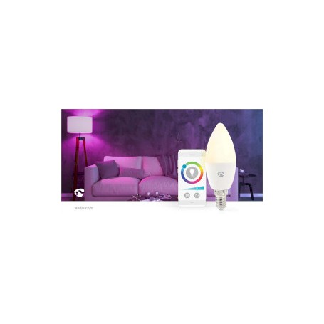 Lampadina multicolore SmartLife, Zigbee 3.0, E14, 470 lm, 4.9 W, Bianco caldo a freddo / RGB, 2200 - 6500 K, Android™ / IOS, Candela