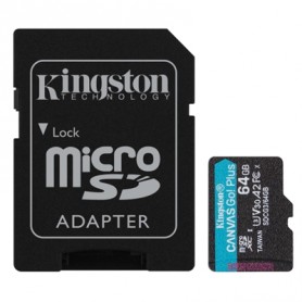 MICRO SECURE DIGITAL 64GB SDCG3-64GB CLASS10 U3 V30 + ADATTATORE