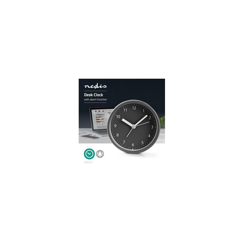 ELITE SVEGLIA ANALOGICA NERA / BLACK ALARM CLOCK main image 0
