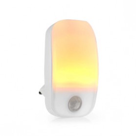 Luce notturna a LED plug-inSensore di movimento  0.55 W 11 lm Bianco caldo