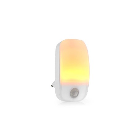 Luce notturna a LED plug-inSensore di movimento  0.55 W 11 lm Bianco caldo
