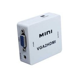 Convertitore da VGA+Cinch a HDMI™ converte i segnali audio e VGA in un segnale HDMI™