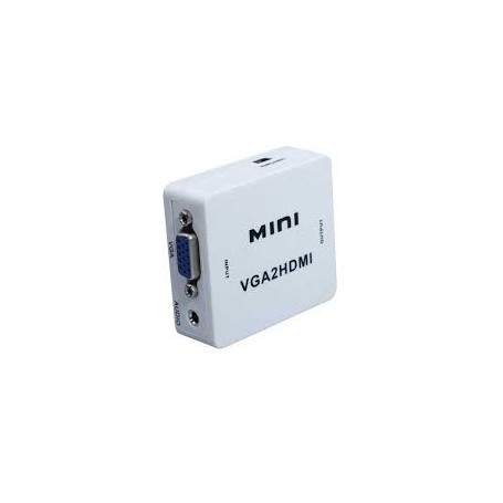 Convertitore da VGA+Cinch a HDMI™ converte i segnali audio e VGA in un segnale HDMI™