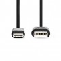 Cavo USB 2.0  USB-A Maschio - USB-C™ Maschio  15 W  480 Mbps  Placcato nickel 1.00 m