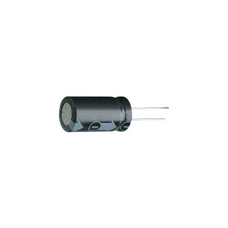 Condensatore elettrolitico verticale 105gr 13x25mm