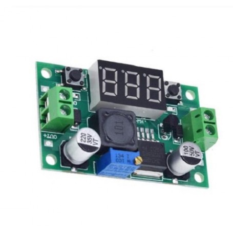 Regolatore di tensione Step Down DC/DC LM2596 con display da 4-40V a 1.25-30V