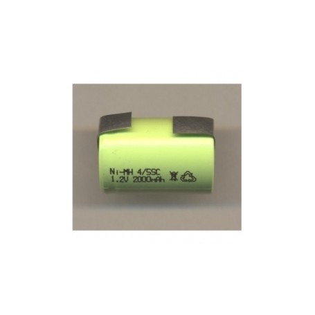 BATTERIA RICARICABILE NI-MH 4/5 SUB-C 1.2 V 2.000 MAH A SALDARE