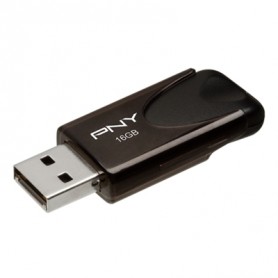 FLASH DRIVE USB 2.0 16GB PNY ATTACHé 4 FD16GATT4-EF NERO