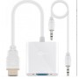 ADATTATORE HDMI TIPO A MASCHIO A VGA FEMMINA CON AUDIO