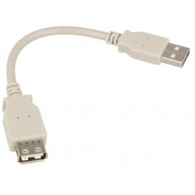 PROLUNGA USB SPINA TIPO A PRESA TIPO A 15CM