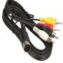 CAVO 4X RCA-SPINA DIN-SPINA 5-POLI 1,2M 2X470K