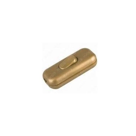 Interruttore passafilo colore oro