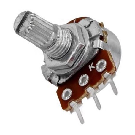 potenziometro lineare 5K ohm albero da 20mm
