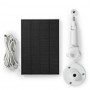 Pannello Solare 5.3V DC 0,5A.UsbC e Micro USB  Lunghezza cavo 3.00 mt