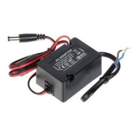 ALIMENTATORE 12V 1,5A RESINATO senza spina per videosorveglianza