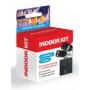 Kit Indoor da interno a due canali 433 MHz autoapprendente