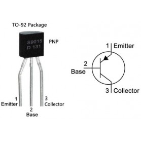 TRANSISTOR PNP 45V 0.1A TO 92