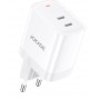 CARICABATTERIE 2 PORTE USBC A CARICA RAPIDA 15W