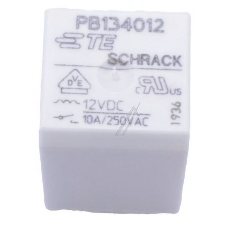 PB134012 12VDC 10A-250VAC RELAIS, 1 CONTATTO 2-1415030-1