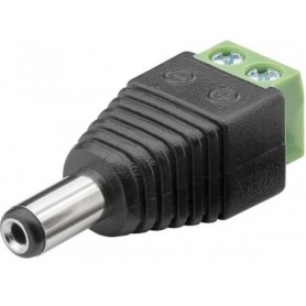 Adattatore morsetto 2pin - Spina DC 5,5mm-2,1mm