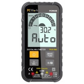 PCW02B MULTIMETRO DIGITALE TRMS 6000 PUNTI CATIII 600V, NCV,CAPACITA\' E FREQUENZA