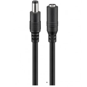 Cavo di alimentazione DC spina presa 5,50 x 2,10 mm Nero, 3,0m