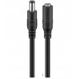Cavo di alimentazione DC spina presa 5,50 x 2,10 mm Nero, 3,0m