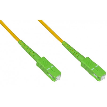 CAVO FIBRA OTTICA APC SC A APC SC SINGLEMODE SIMPLEX MT.1