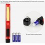 TORCIA LED COB A PENNA CON MAGNETE BLU