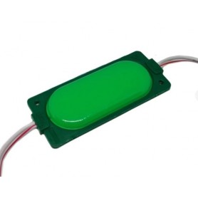 MODULO LED 12V 3W IP65 VERDE 85X35MM