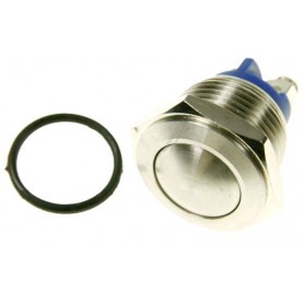 PULSANTE MOMENTANEO METALLO DOME 16 MM  ROTONDO BLANKO