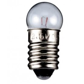 Lampadina sferetta per torcia, 0,45 W attacco E10 4,5 V DC 100 mA