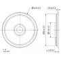 K40 ALTOPARLANTE MINI 4 CM 50 OHM