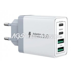 CARICABATTERIE RAPIDO 4 PORTE 40W