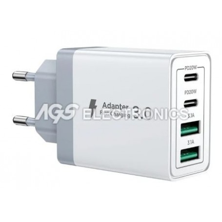 CARICABATTERIE RAPIDO 4 PORTE 40W