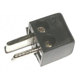 CONNETTORE AD ANGOLO MASCHIO PER ALTOPARLANTE CON VITI