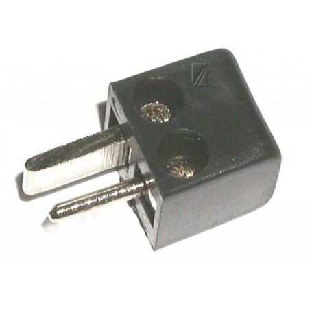 CONNETTORE AD ANGOLO MASCHIO PER ALTOPARLANTE CON VITI