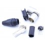 NC4MRX CONNETTORE 4 POLI XLR AD ANGOLO NEUTRIK